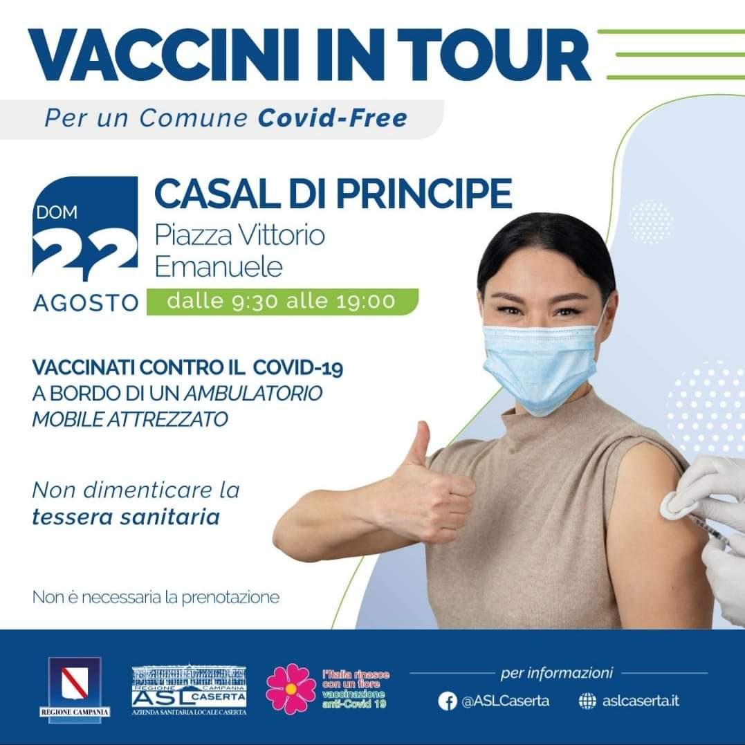 Unità mobile vaccinale a piazza Vittorio Emanuele